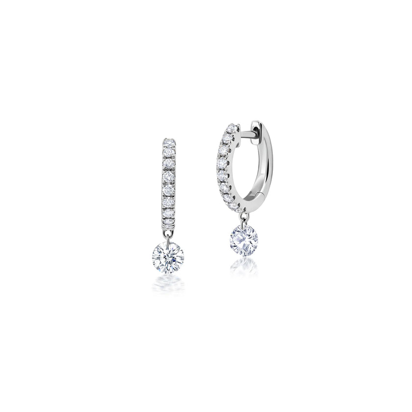 FLOATING DIAMOND HUGGIES