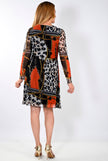 ANIMAL AND CHAIN PRINT CHEMISE