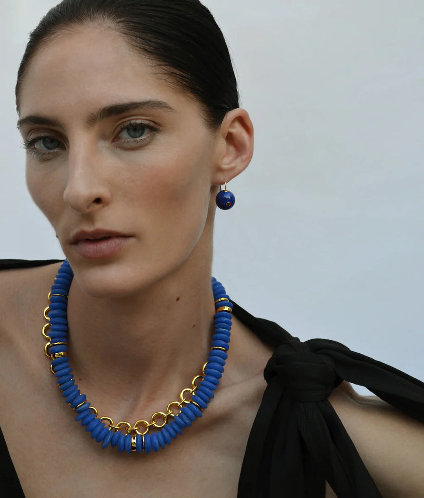 COMET EARRINGS IN LAPIS
