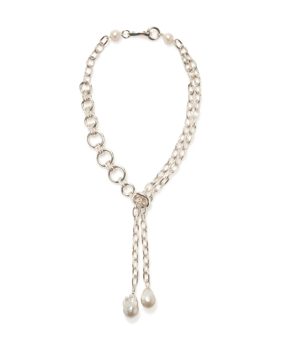 EDITH LARIAT IN SILVER