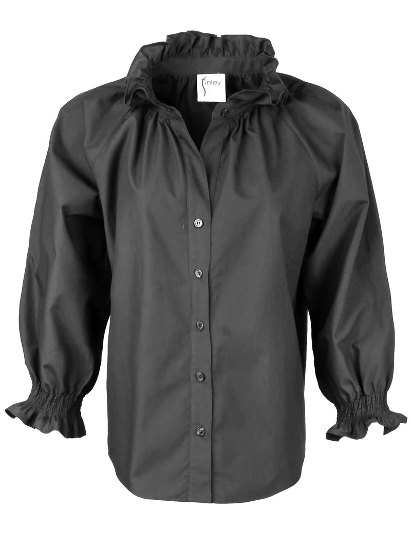 FIONA SHIRT SOLID POPLIN