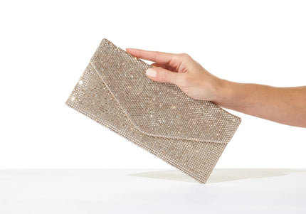 CRYSTAL ENVELOPE CLUTCH