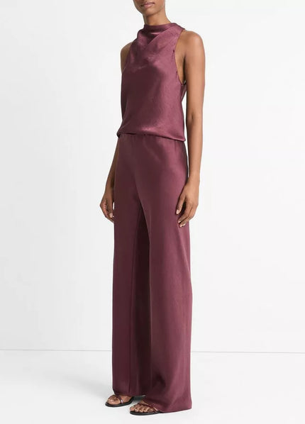 FLUID SATIN BIAS PANT