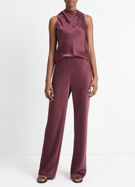 FLUID SATIN BIAS PANT