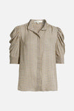 THE HOUNDSTOOTH GILLIAN TOP