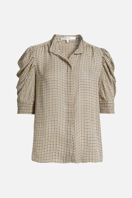 THE HOUNDSTOOTH GILLIAN TOP