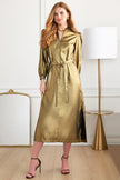 FRANCHESCA DRESS LIQUID GOLD