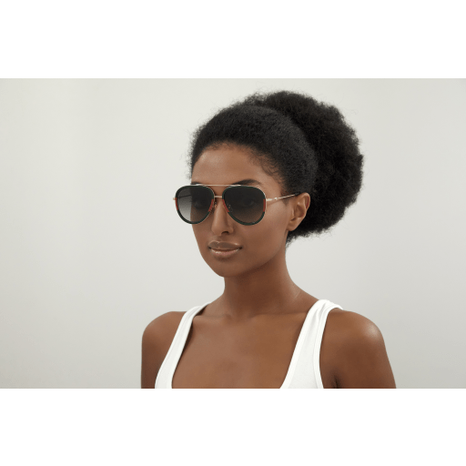 57MM AVIATOR SUNGLASSES