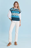 CAP SLEEVE PATTERN VESTIE