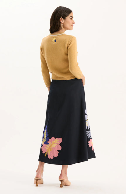 VALENTINE APPLIQUE SKIRT