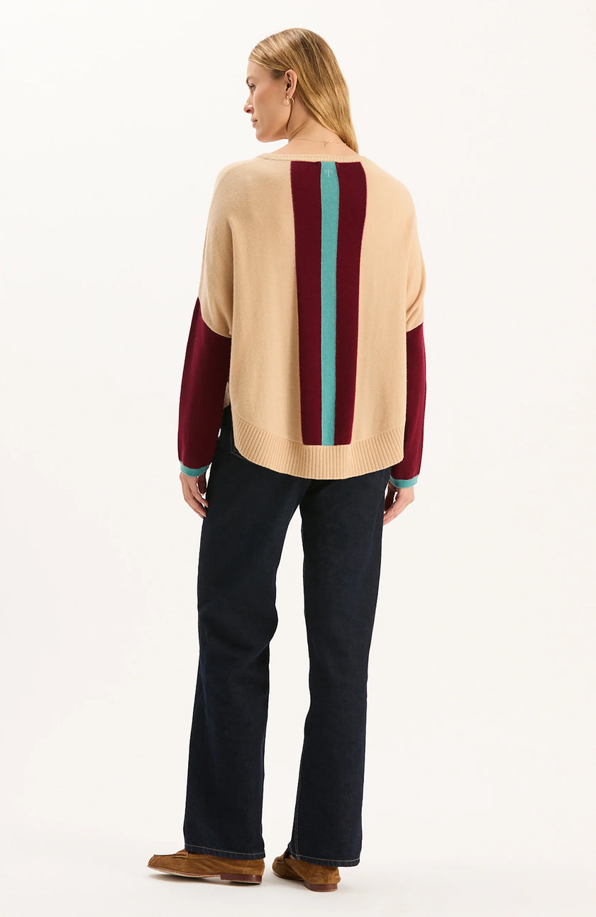 BAILEY CASHMERE COLORBLOCK CAPELET