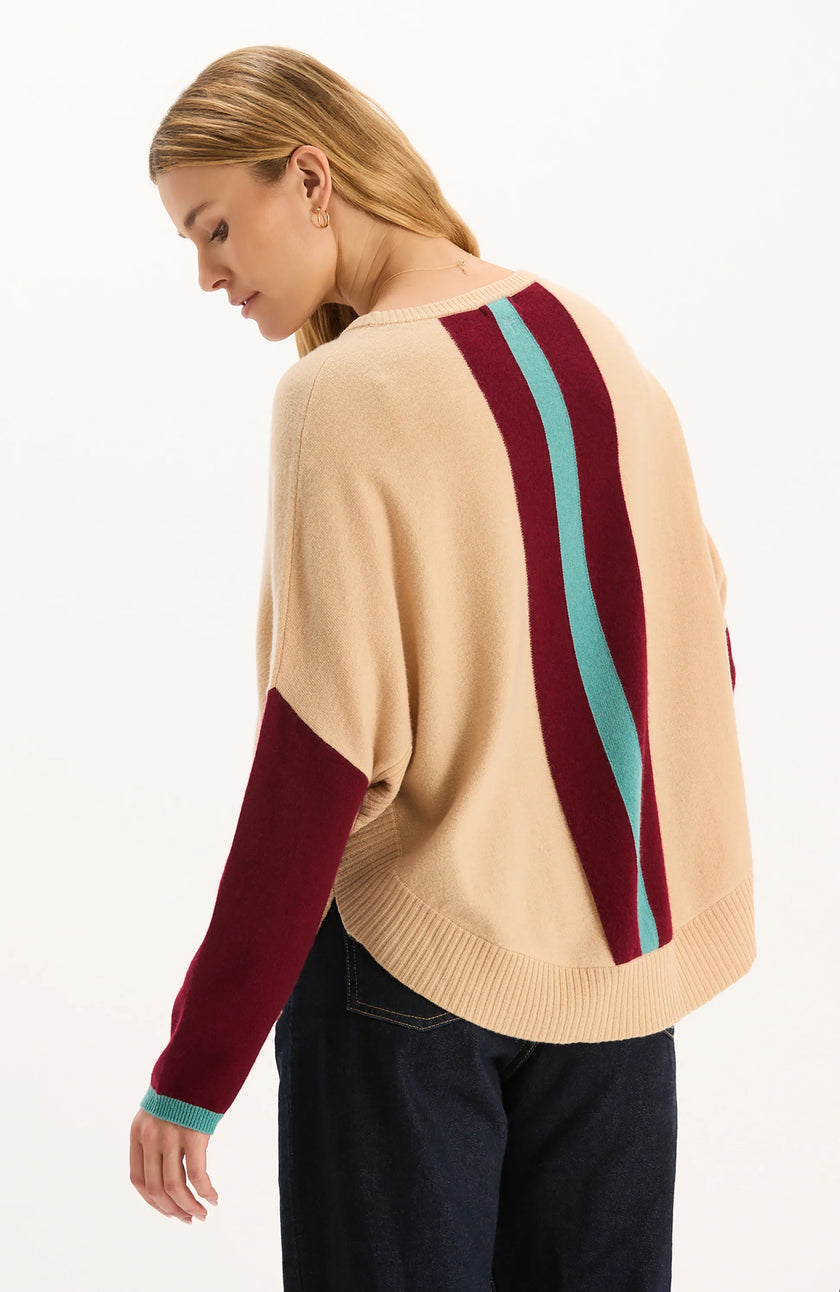 BAILEY CASHMERE COLORBLOCK CAPELET