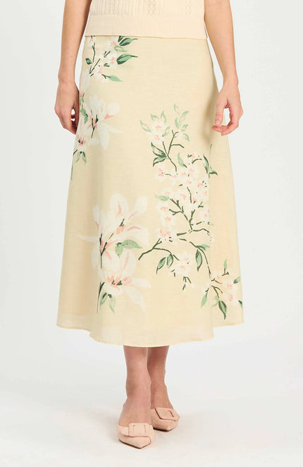 VALENTINA STARLING FLORAL SKIRT