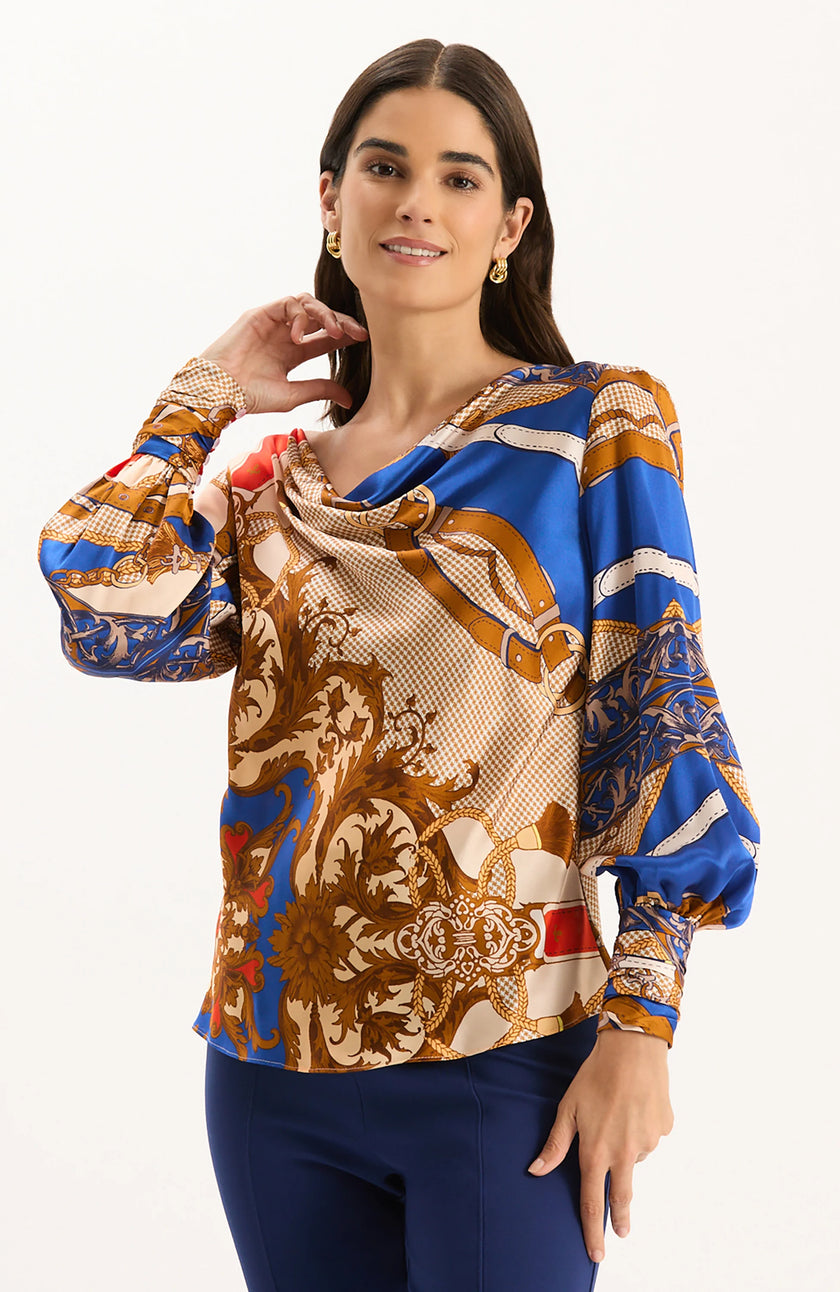 OLIVIA SILK STATUS BLOUSE