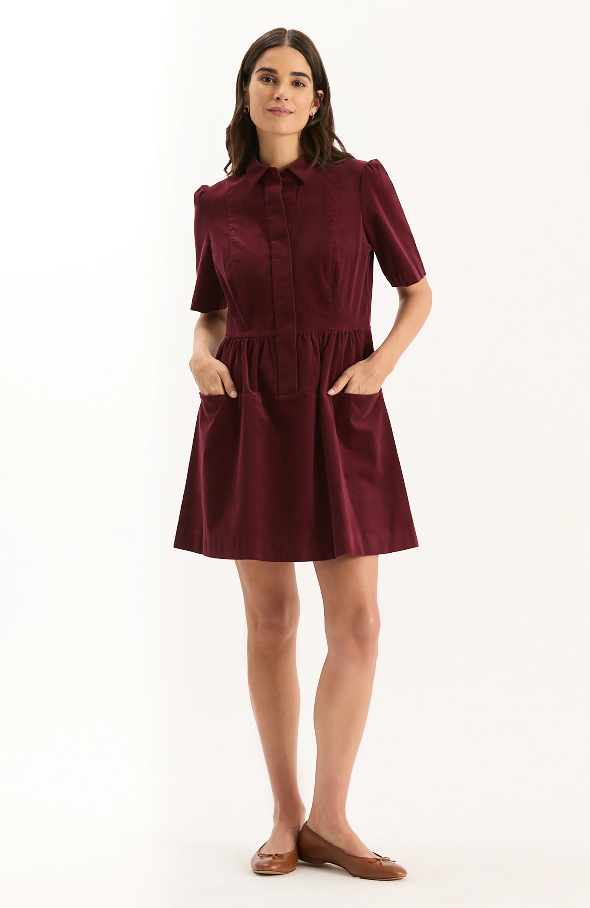 MITZI PINWALE CORDUROY DRESS