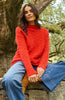 GRACIE CASHMERE BASKETWEAVE SWEATER