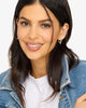 GABRIELLA PAVE SPIKED HOOPS