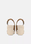 GEORGIA SUEDE ESPADRILLE WEDGE SANDALS