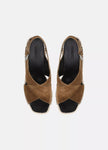 GEORGIA SUEDE ESPADRILLE WEDGE SANDALS