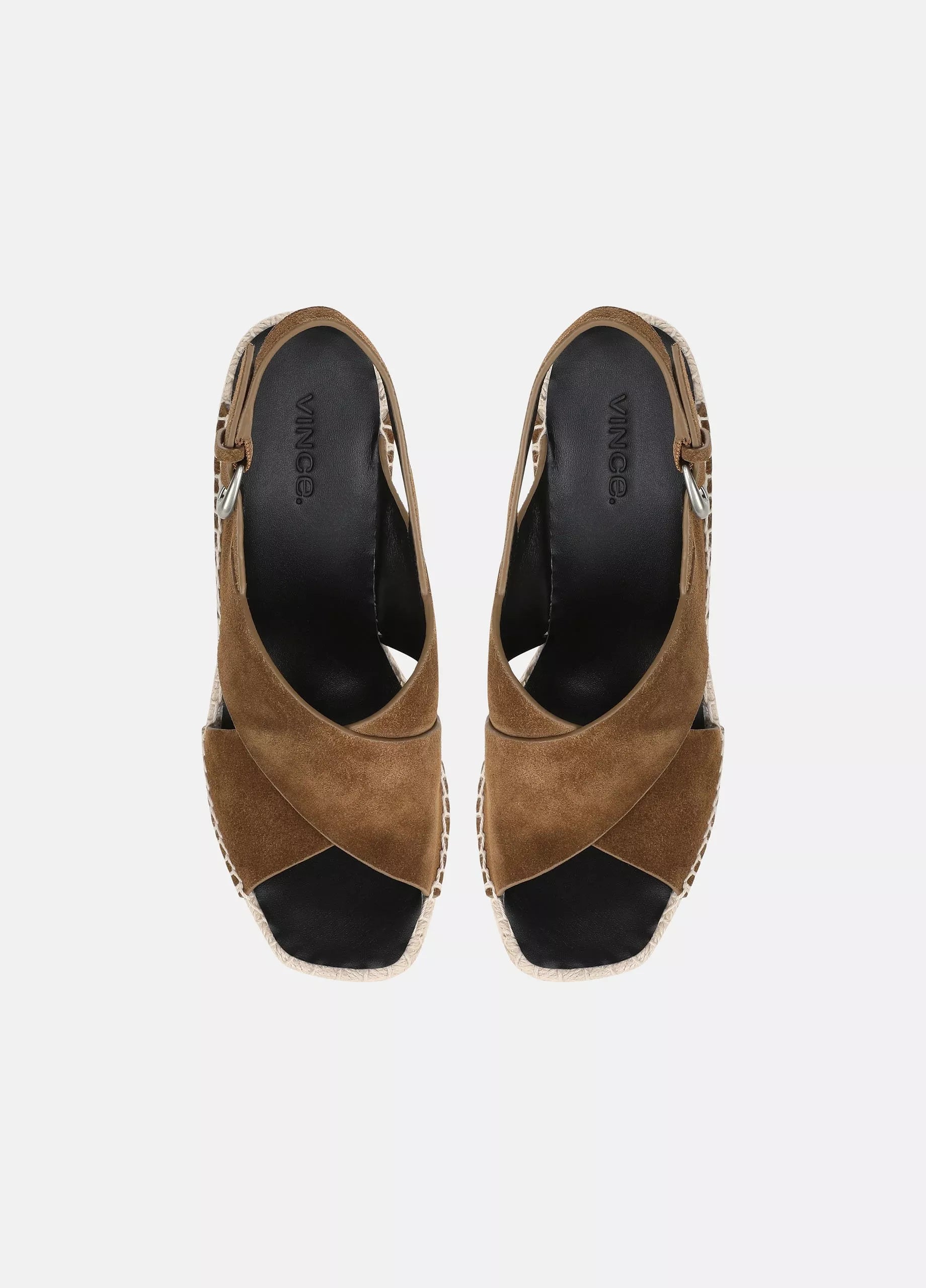 GEORGIA SUEDE ESPADRILLE WEDGE SANDALS