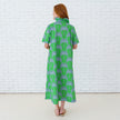 GEORGIA PALM DRESS GREEN