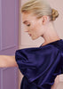 GOLAMBINI11 CREPE SATIN DRAPED GOWN