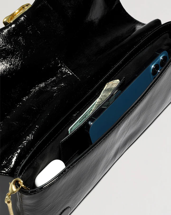 GOLD RIBBON CONVERTIBLE SHOULDER BAG