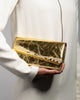 GOLD ANGULAR CONVERTIBLE CROSSBODY BAG