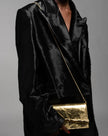GOLD ANGULAR CONVERTIBLE CROSSBODY BAG