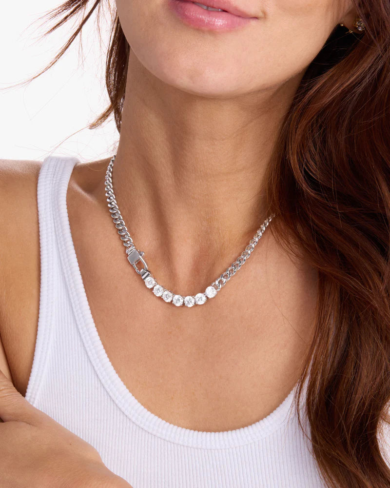 JULIAN LOVES DIAMOND NECKLACE 16 INCH