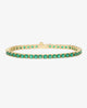 GRAND HEIRESS TENNIS BRACELET IN GOLD EMERALD