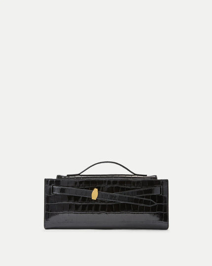 CROC EMBOSSED DASH CLUTCH