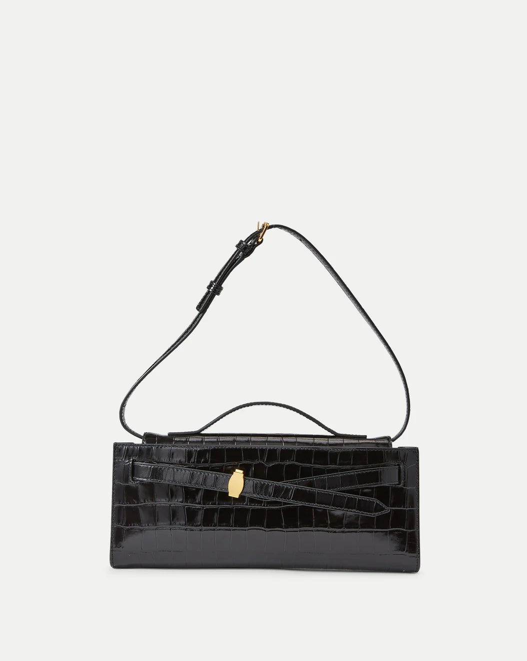 CROC EMBOSSED DASH CLUTCH