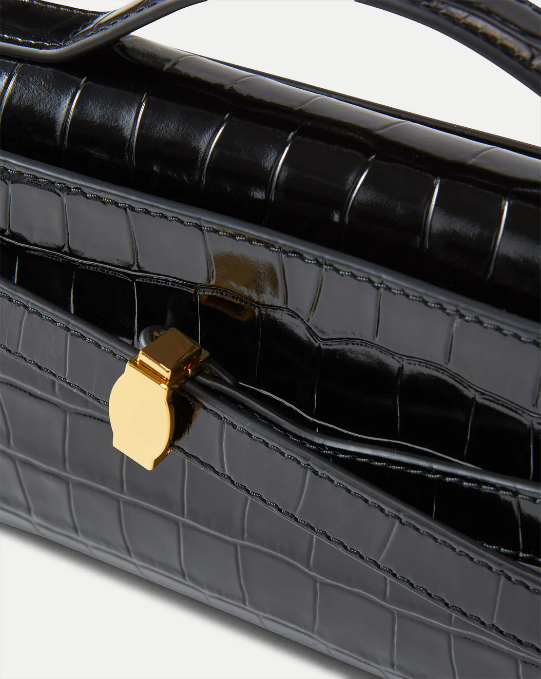 CROC EMBOSSED DASH CLUTCH