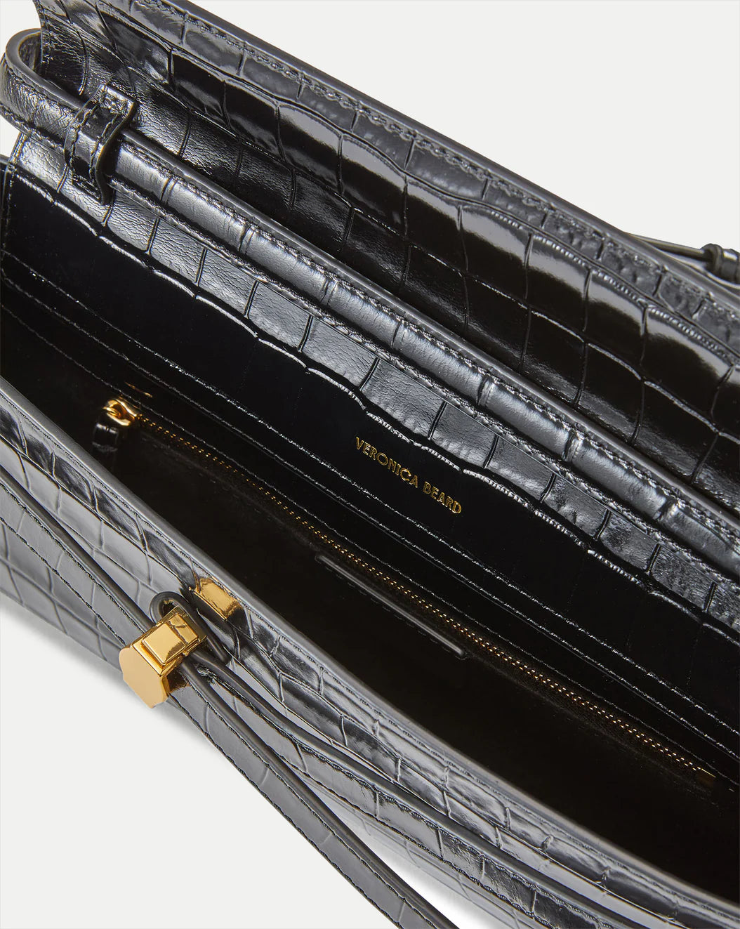 CROC EMBOSSED DASH CLUTCH