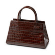 CROC EMBOSSED DASH BAG