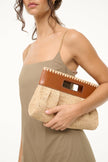 LENA CLUTCH NATURAL TAN