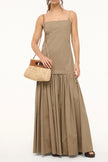 LENA CLUTCH NATURAL TAN