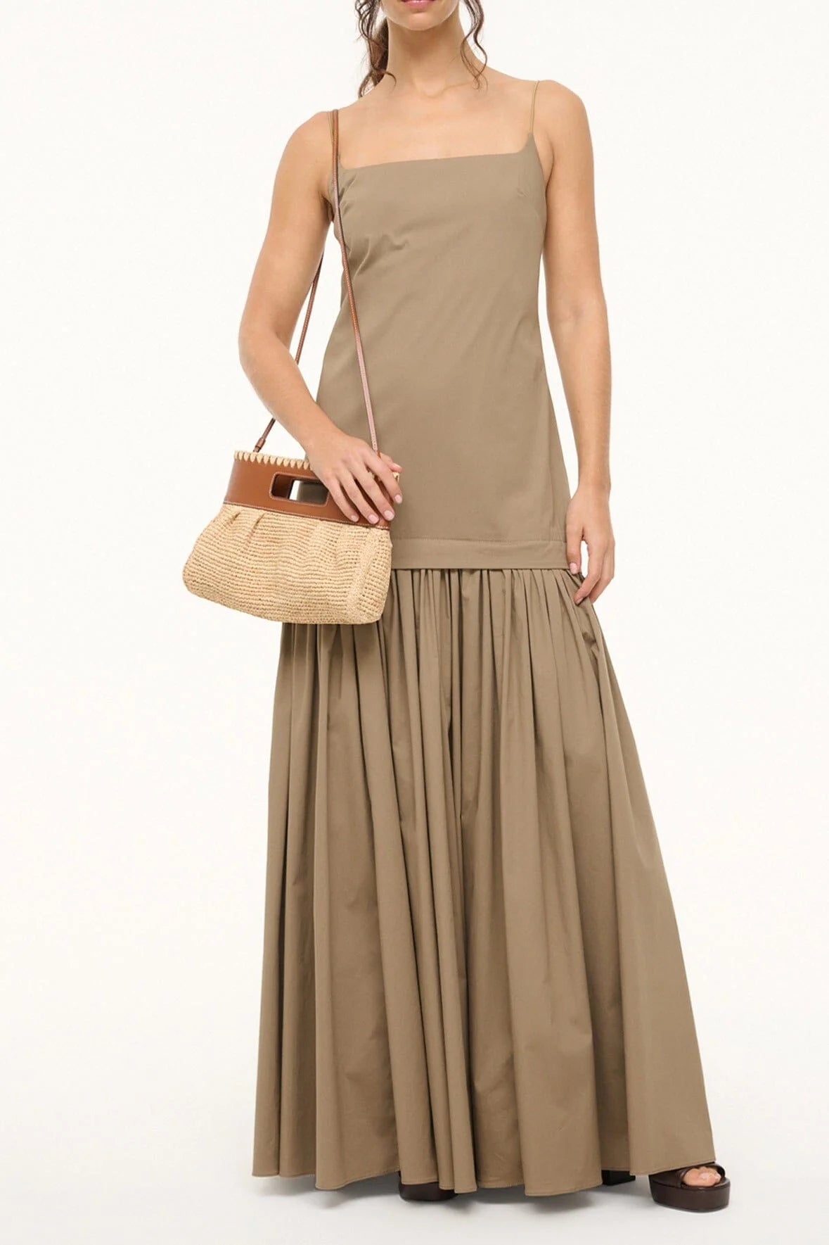 LENA CLUTCH NATURAL TAN