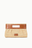 LENA CLUTCH NATURAL TAN