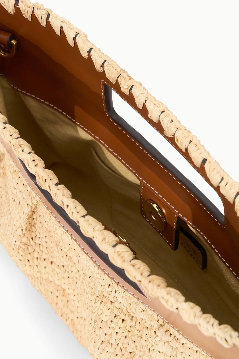 LENA CLUTCH NATURAL TAN