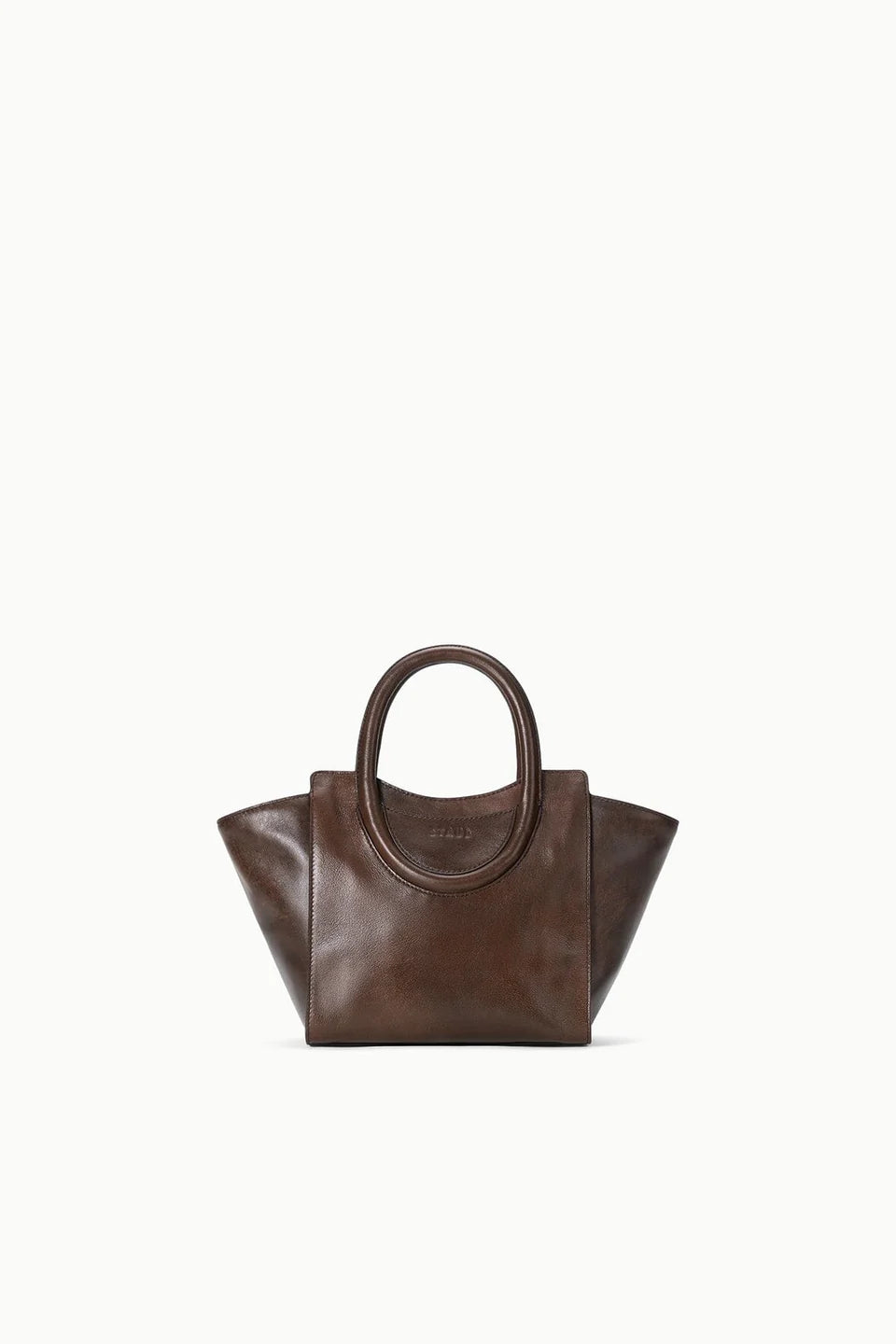 MAUDE MINI TOTE ESPRESSO DISTRESSED
