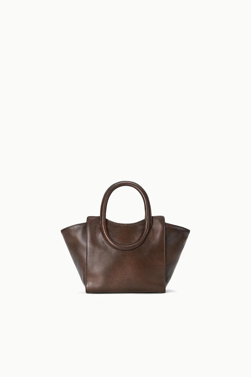 MAUDE MINI TOTE ESPRESSO DISTRESSED