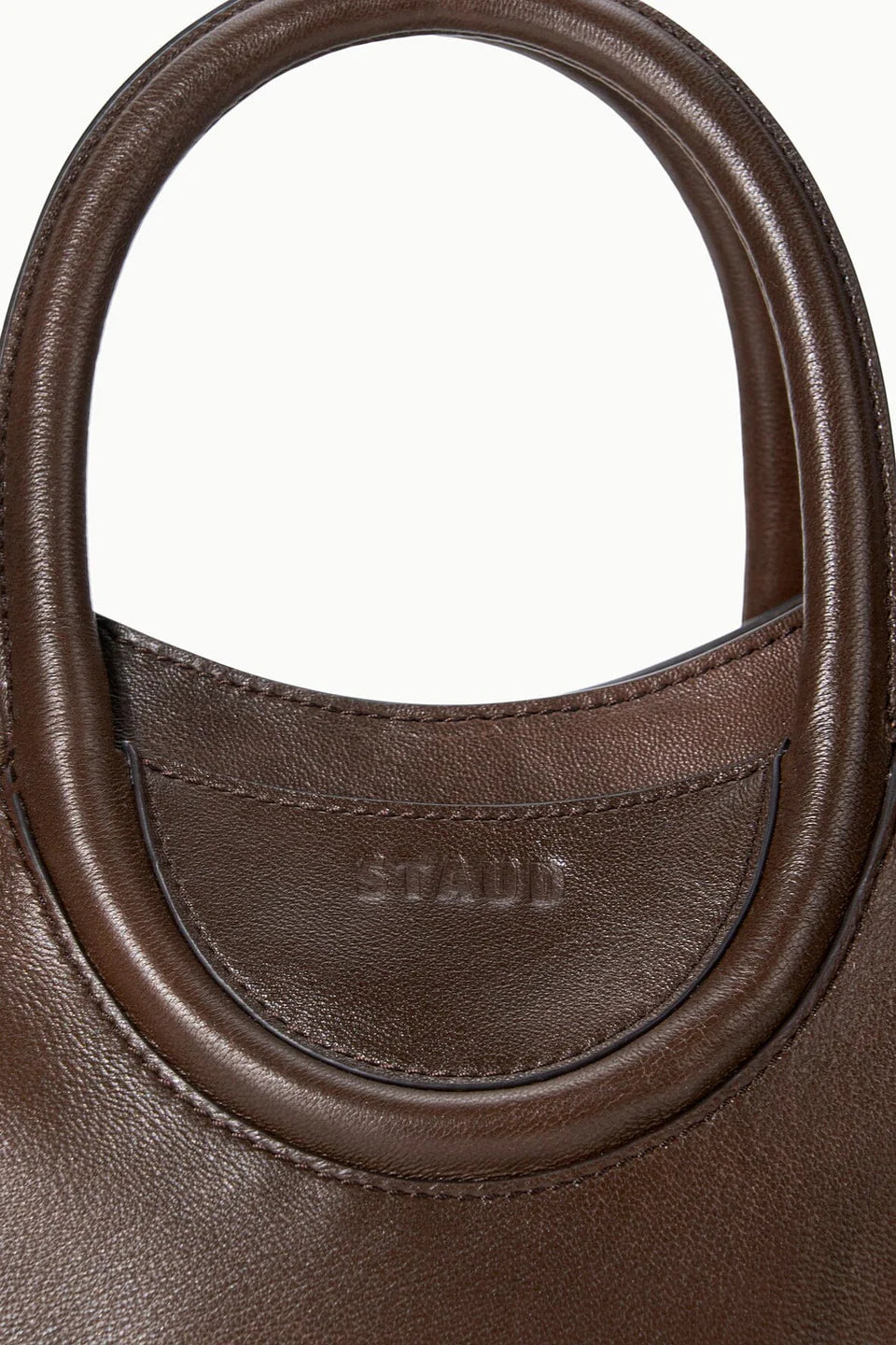 MAUDE MINI TOTE ESPRESSO DISTRESSED