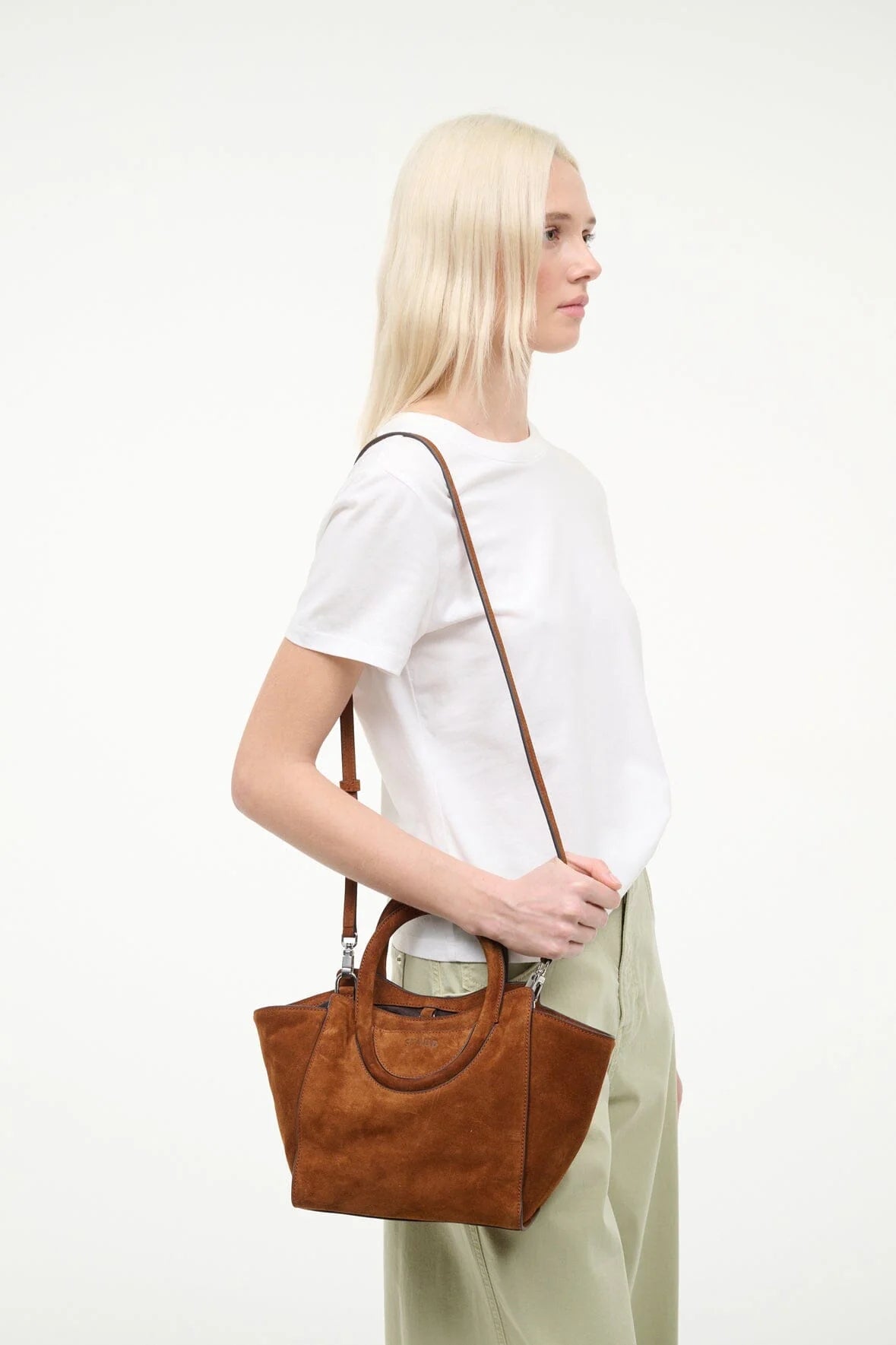 MAUDE MINI TOTE TABAC