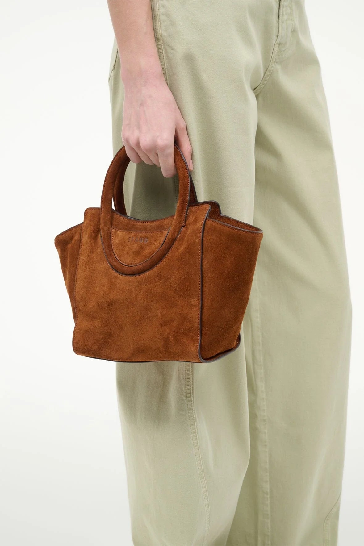 MAUDE MINI TOTE TABAC