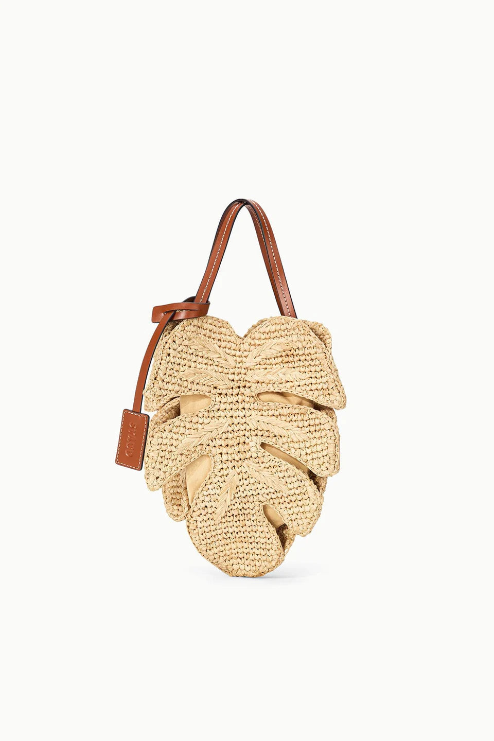 PALM RAFFIA BAG NATURAL TAN