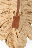 PALM RAFFIA BAG NATURAL TAN