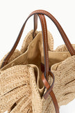 PALM RAFFIA BAG NATURAL TAN