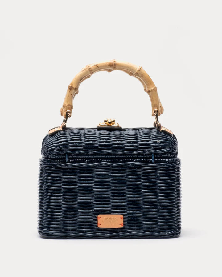 HANNAH LUNCHBOX WICKER WITH BAMBOO HANDLE